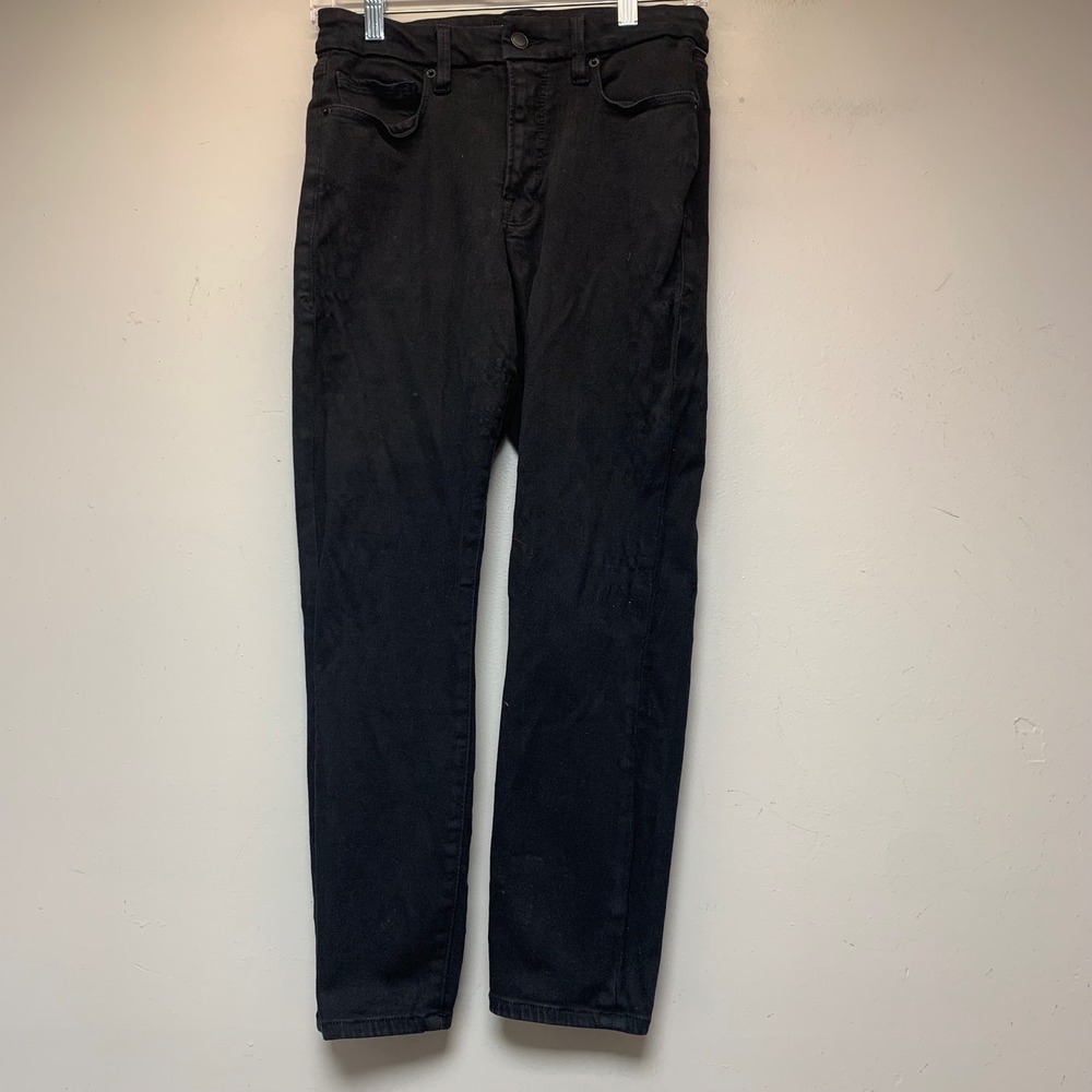 Good American Good Petite Skinny Jeans Womens 6/28 Black Excellent GPSK001ST